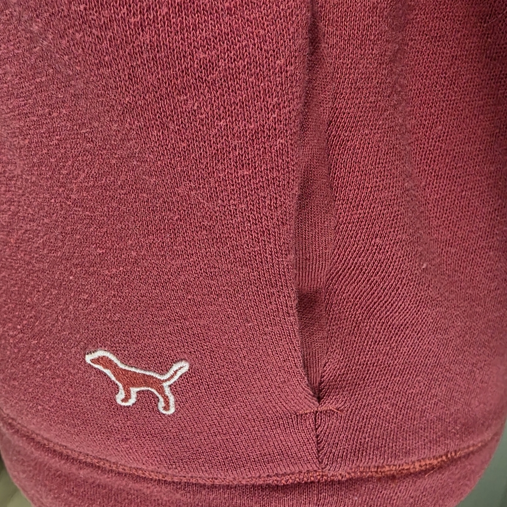 Victoria's Secret PINK Alabama Women's Red Quarter-Zip Sweatshirt Sz XS - Picture 5 of 9